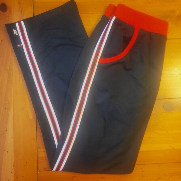 Nike Workout Trainers Pants - Black/Red/White - Size M - Picture 6 of 6